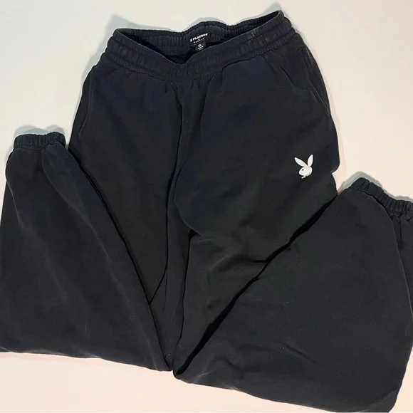 Playboy by PACSUN Women’s Black Joggers - Picture 4 of 5